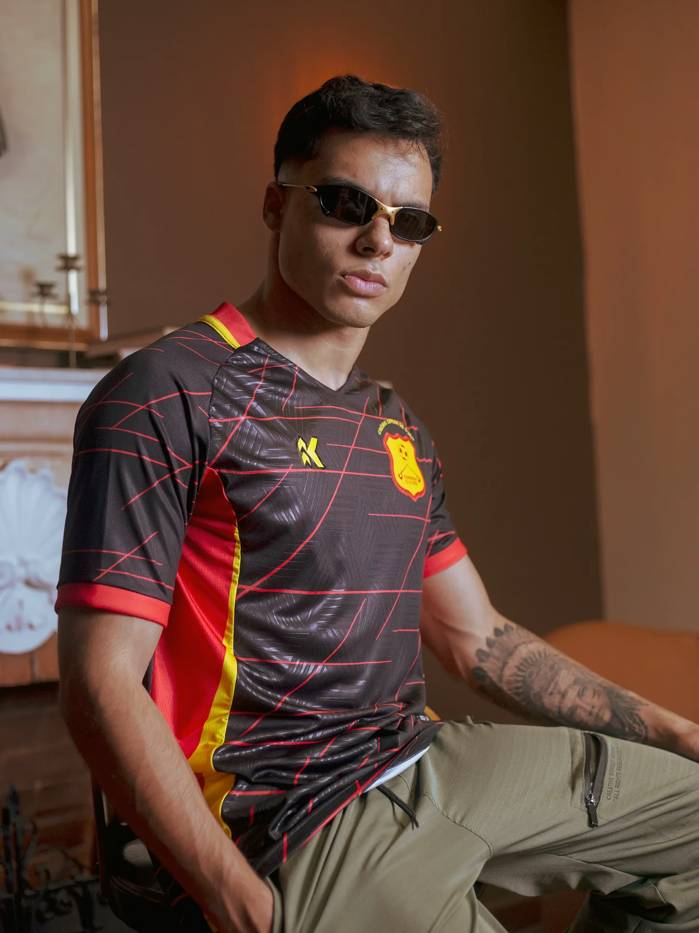 Vista traseira do uniforme AUTHENTIC